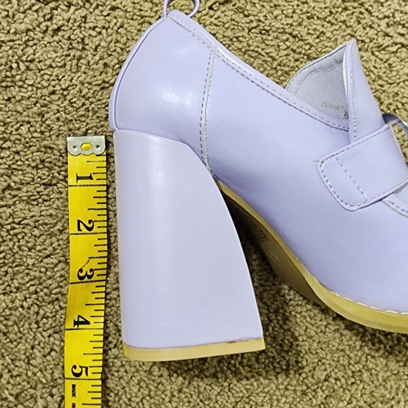 Koi Footwear Purple Delights Heeled Loafers - Picture 9 of 10